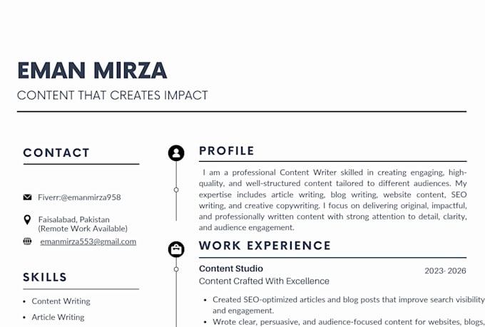 write high quality articles blogs and content